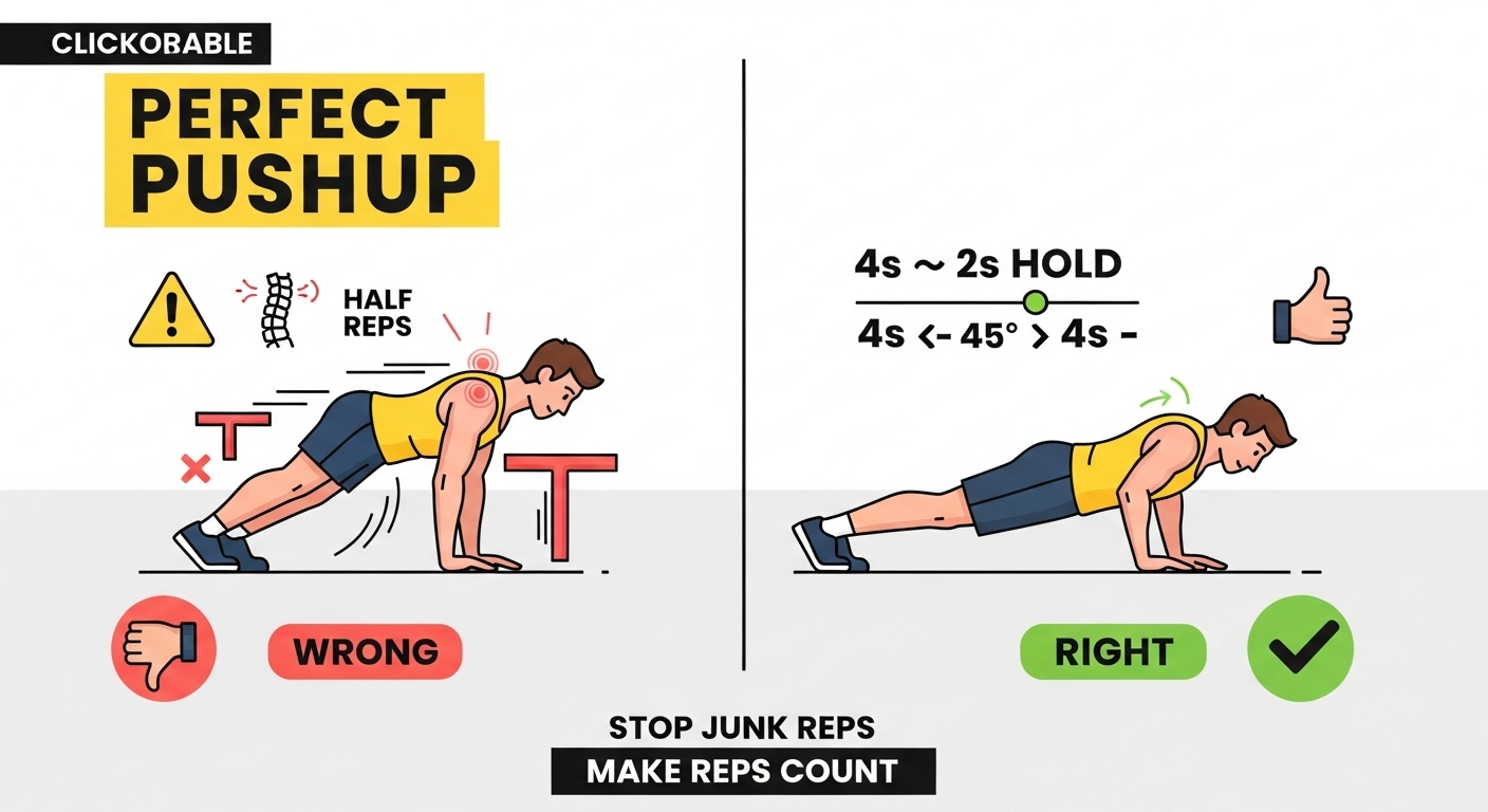 How to Do Pushups Correctly: The Logic of the Perfect Rep