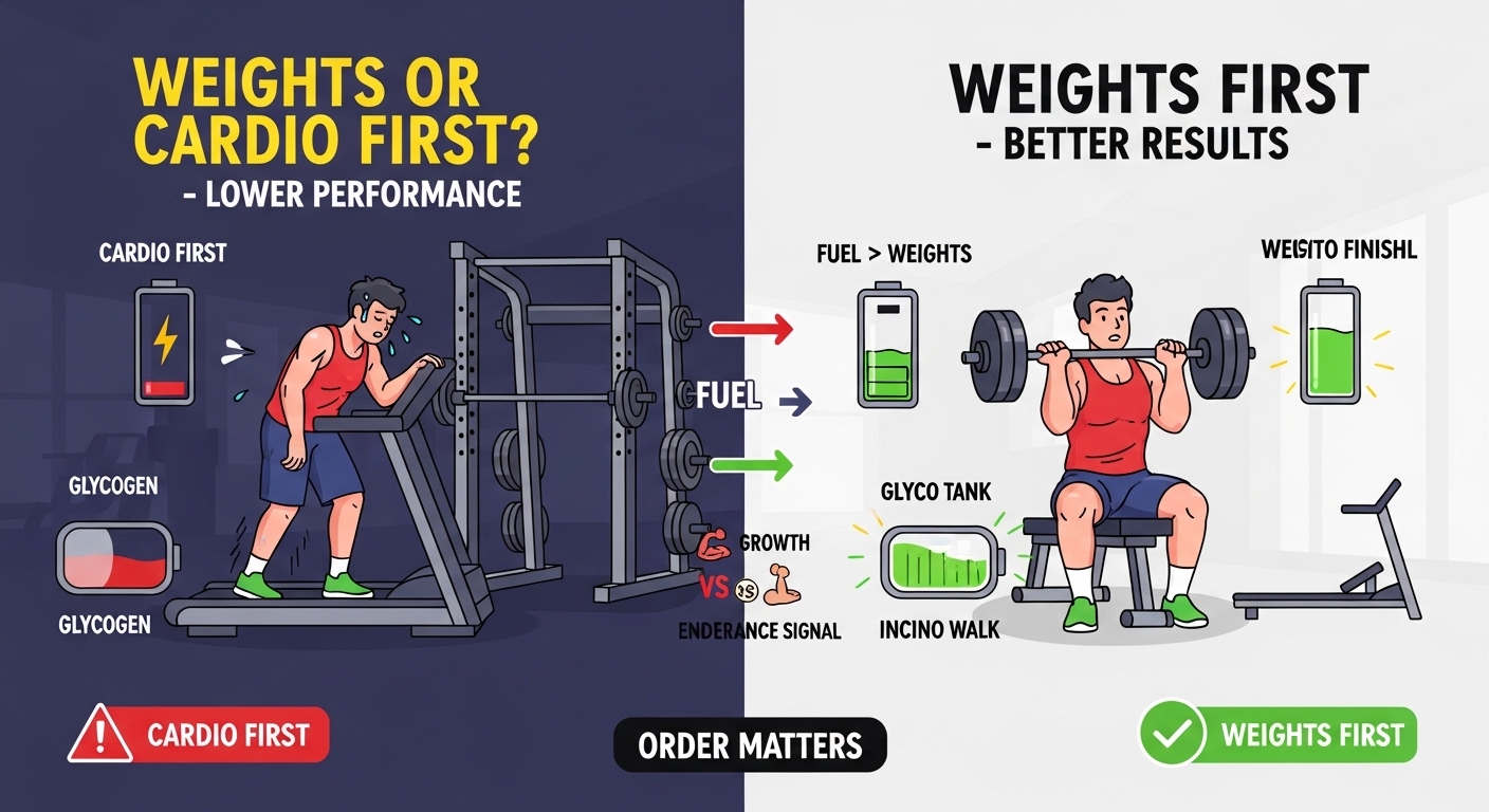 Cardio Before or After Weights? (The Priority Protocol)
