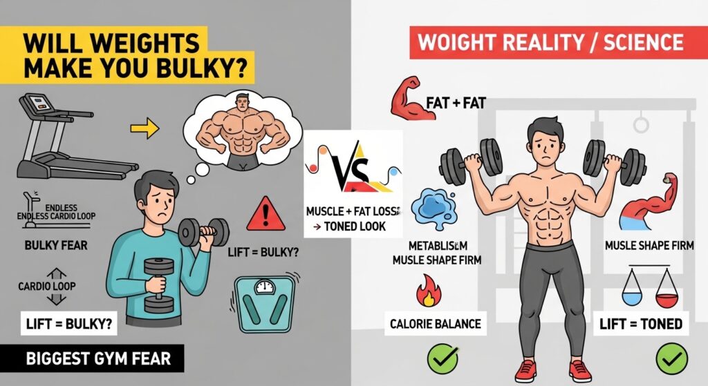 Does Lifting Weights Make You Bulky? (The Truth About “Tone”)