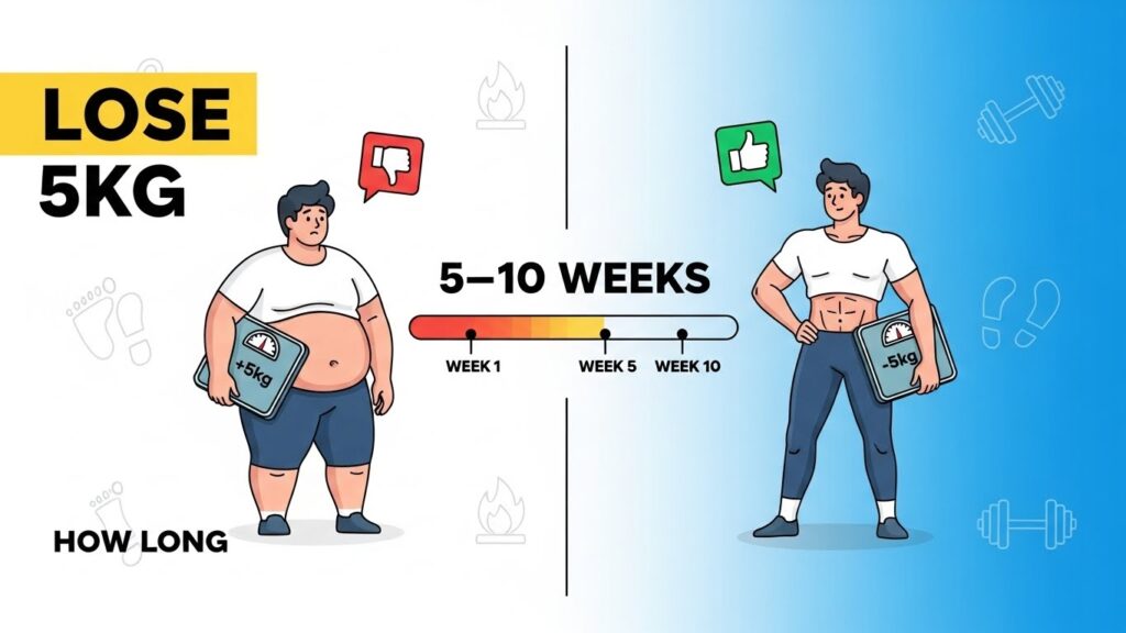 How Long Does It Take to Lose 5kg? The Realistic Timeline (and How to Speed It Up)