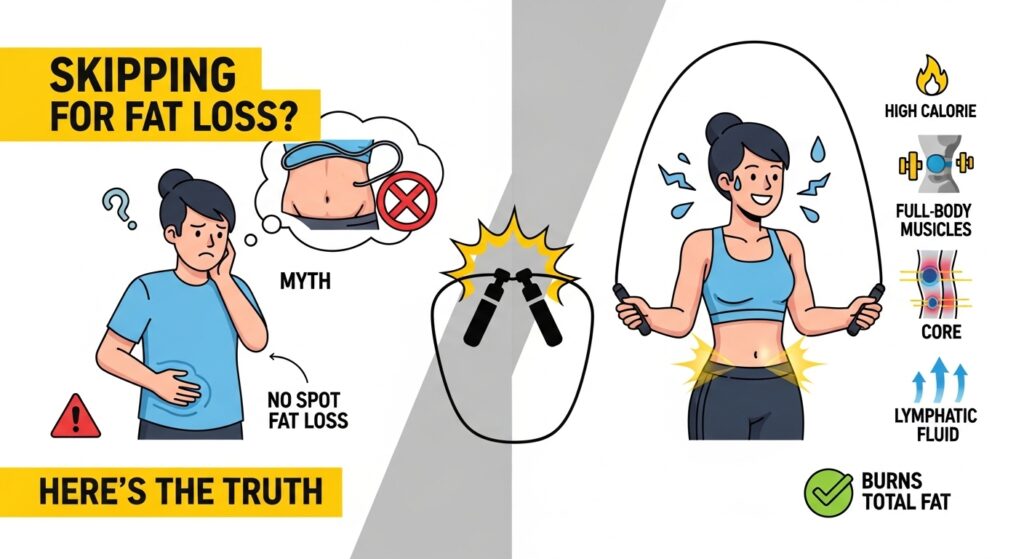 Does Skipping Burn Belly Fat? (The Jump Rope Reality)