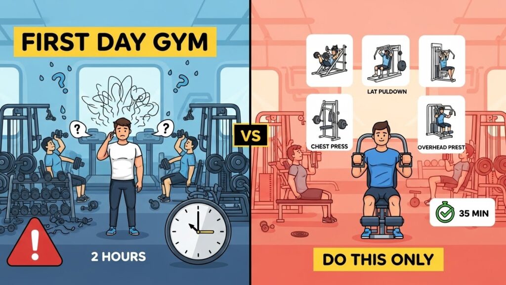 What Should I Do on My First Day at the Gym? (The Logic-Based Guide)