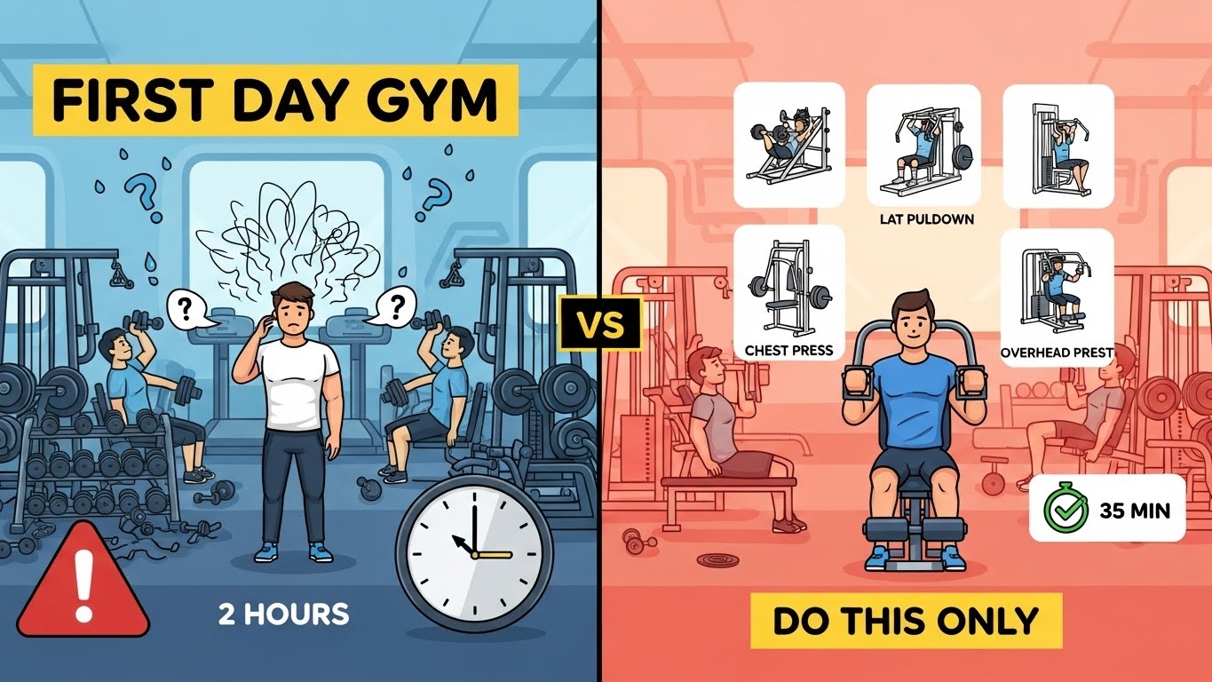 What Should I Do on My First Day at the Gym? (The Logic-Based Guide)