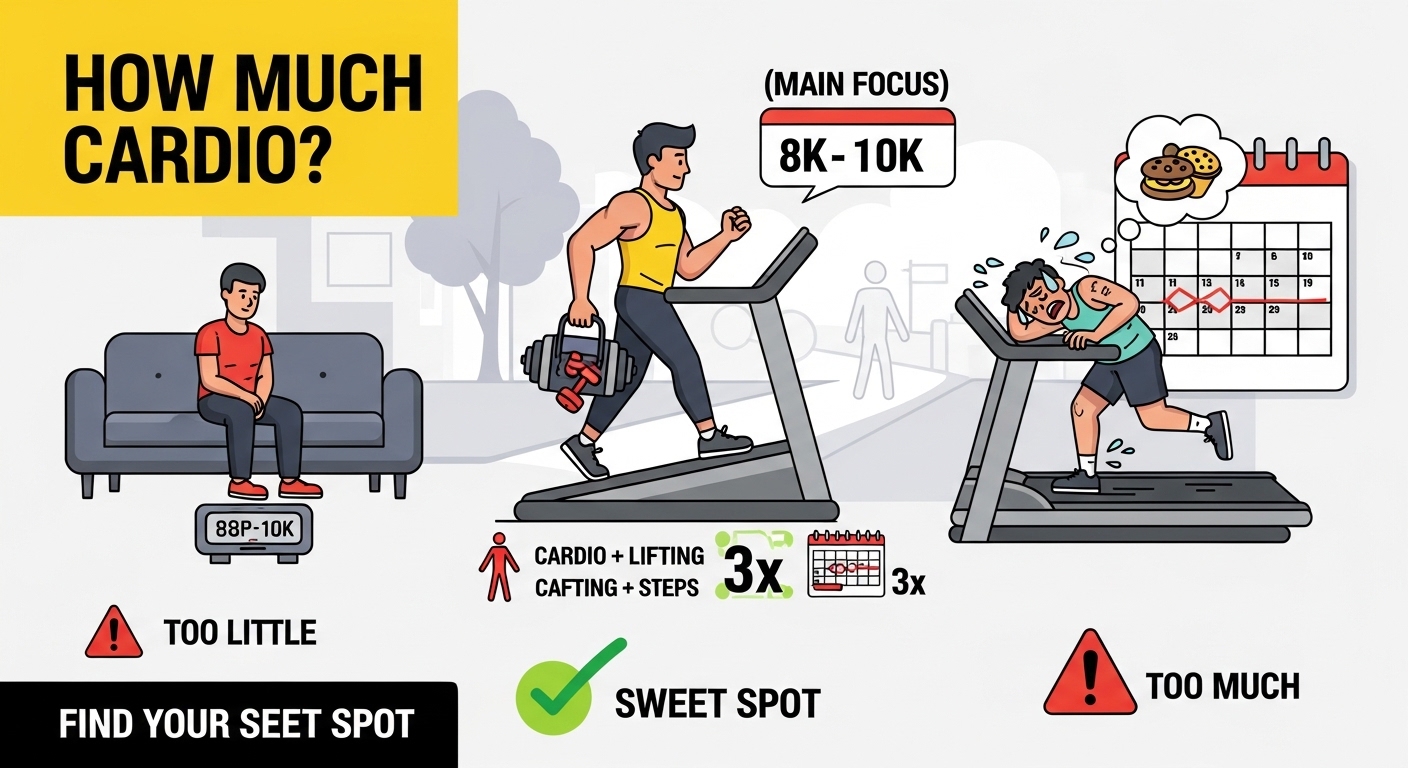 How Much Cardio Per Week for Fat Loss? (The Efficiency Guide)