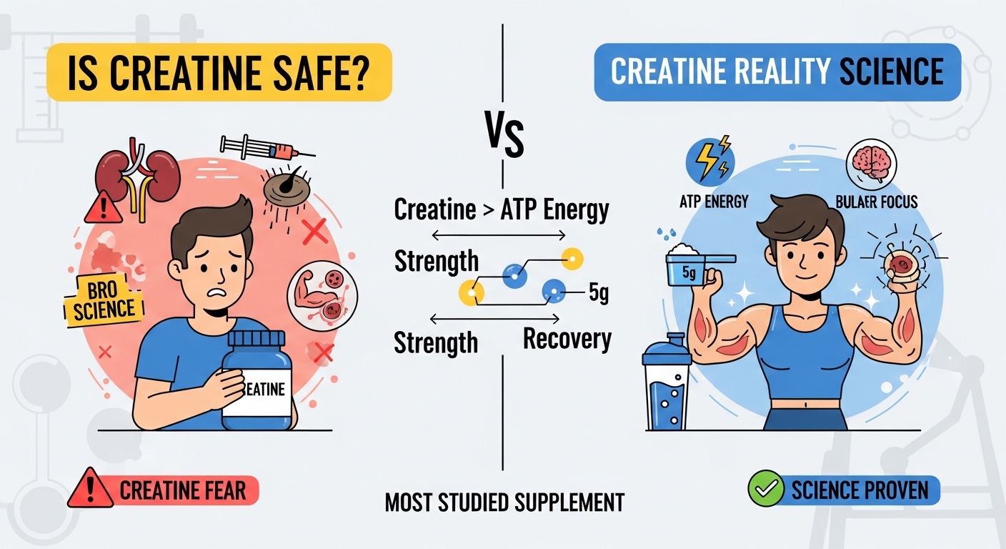 Is Creatine Harmful? (The Most Researched Supplement in the World)