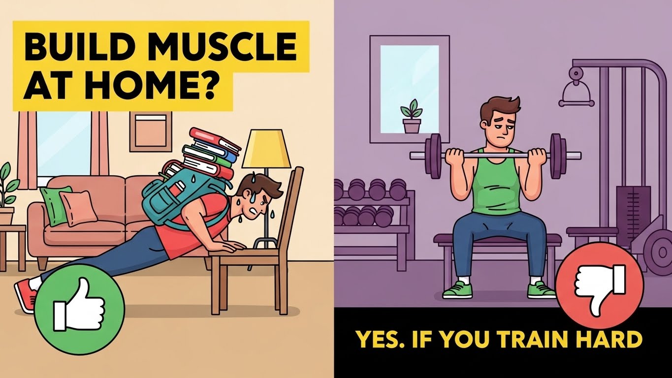 Can I Build Muscle at Home Without Weights? (The Bodyweight Blueprint)